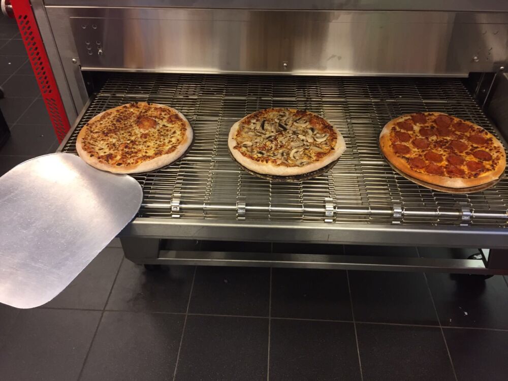 XLT hoogwaardige lopende band pizza oven met 5 jaar garantie