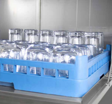 Glazenkorf vaatwasser